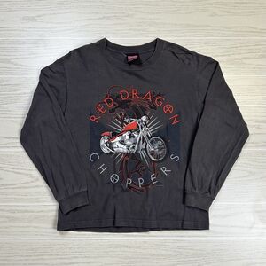 Vintage Rude Boyz Red Dragon Choppers Shirt